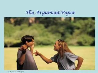 The Argument Paper