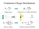 Continuous Charge Distributions - slide 1