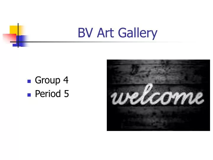 bv art gallery