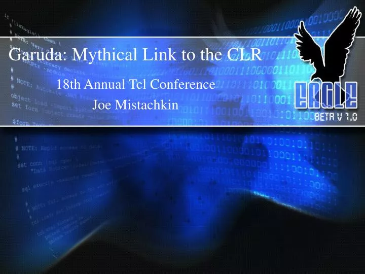 garuda mythical link to the clr