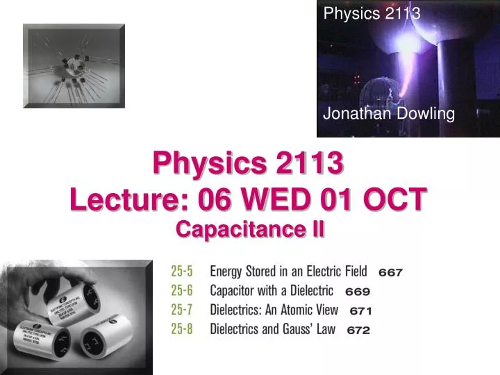 physics 2113 lecture 06 wed 01 oct