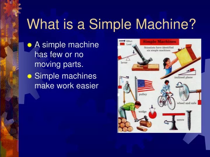 what is a simple machine