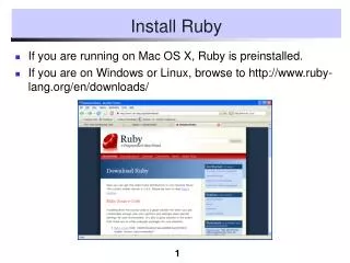 Install Ruby