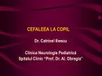 CEFALEEA LA COPIL - slide 1