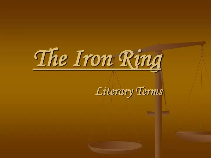 the iron ring