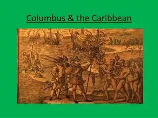 Columbus &amp; the Caribbean