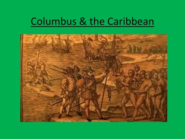 columbus the caribbean
