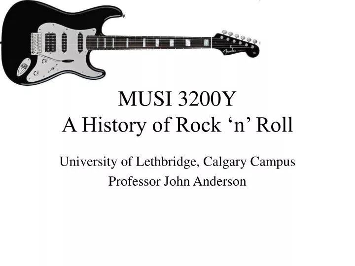 musi 3200y a history of rock n roll