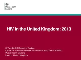 HIV in the United Kingdom: 2013