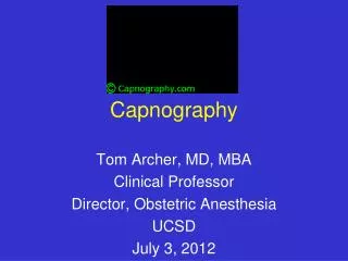 Capnography