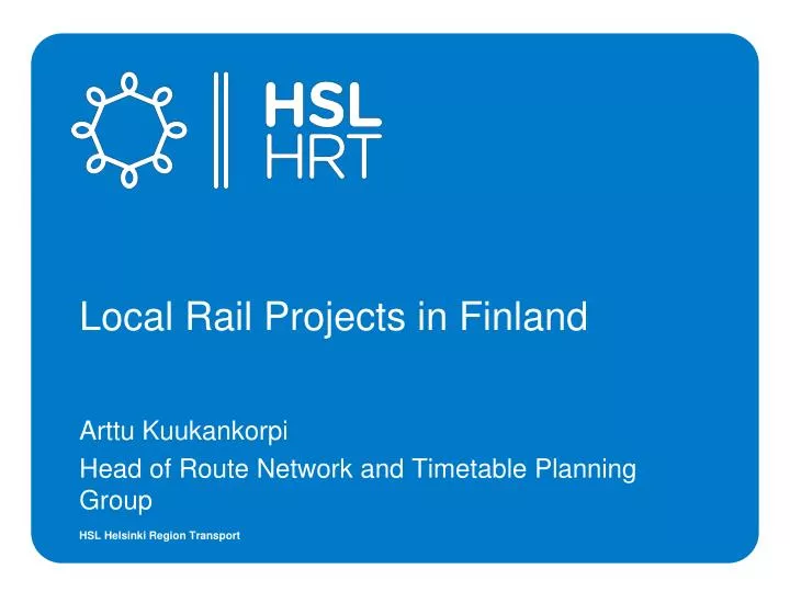 local rail projects in finland
