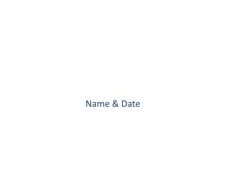 name date