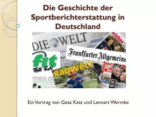 die geschichte der sportberichterstattung in deutschland