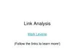 Link Analysis - slide 1