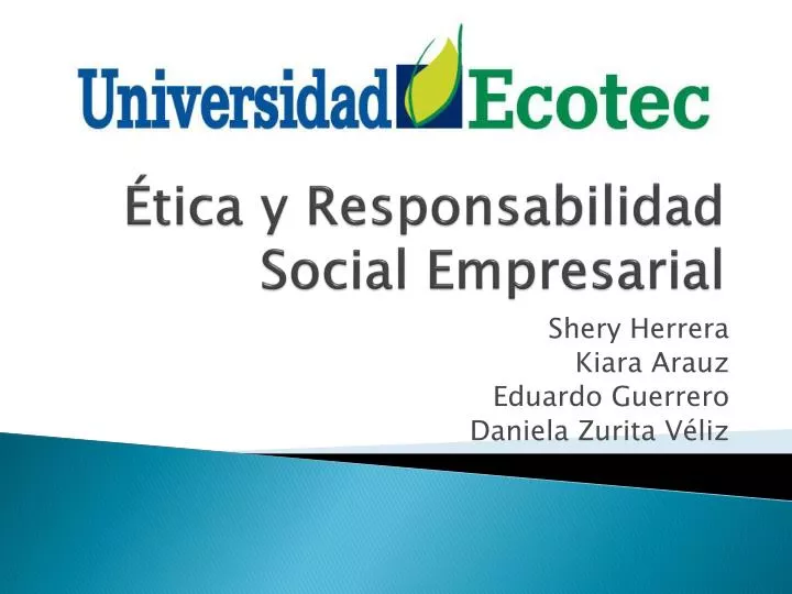 tica y responsabilidad social empresarial