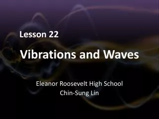 Vibrations and Waves