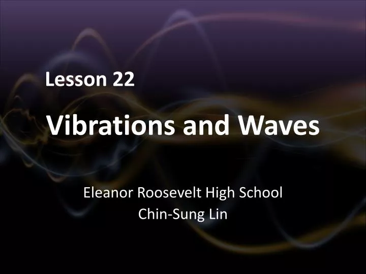 vibrations and waves