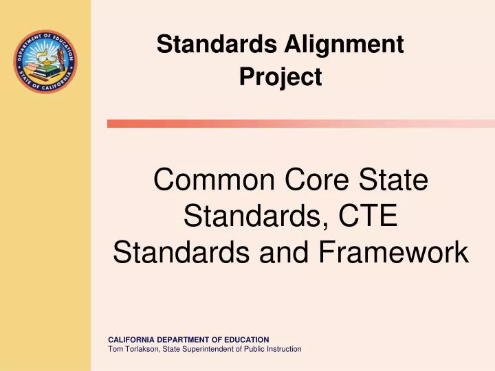 standards alignment project