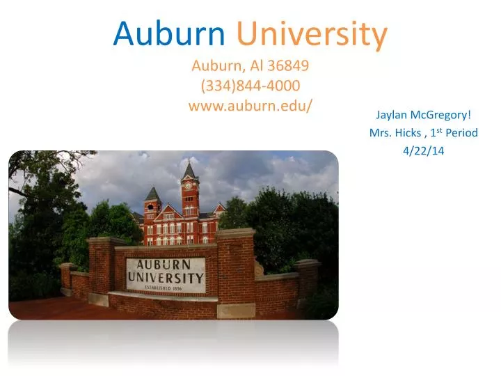 auburn university auburn al 36849 334 844 4000 www auburn edu