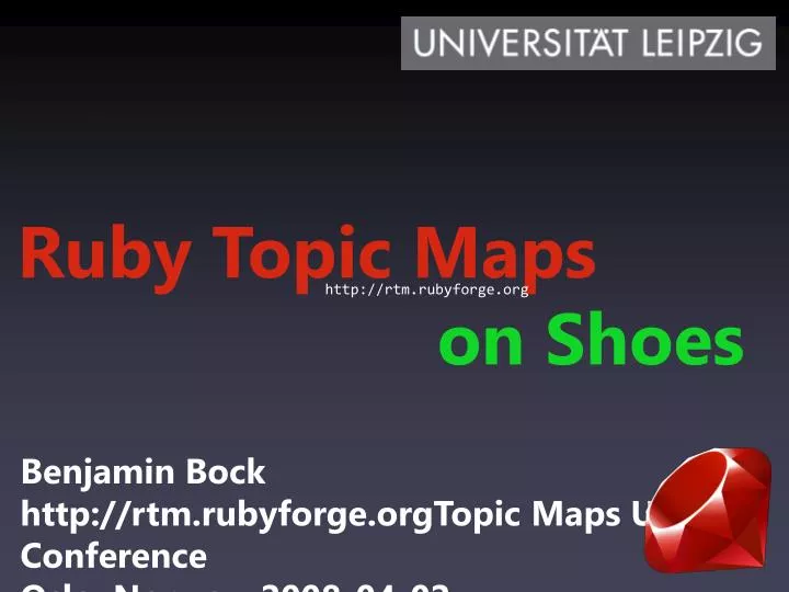 ruby topic maps on shoes