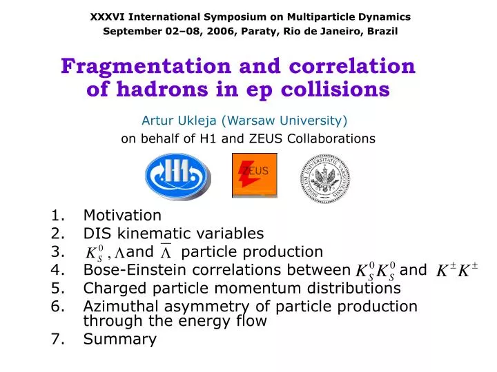 fragmentation and correlation of hadrons in ep collisions