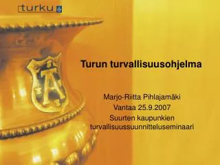 turun turvallisuusohjelma
