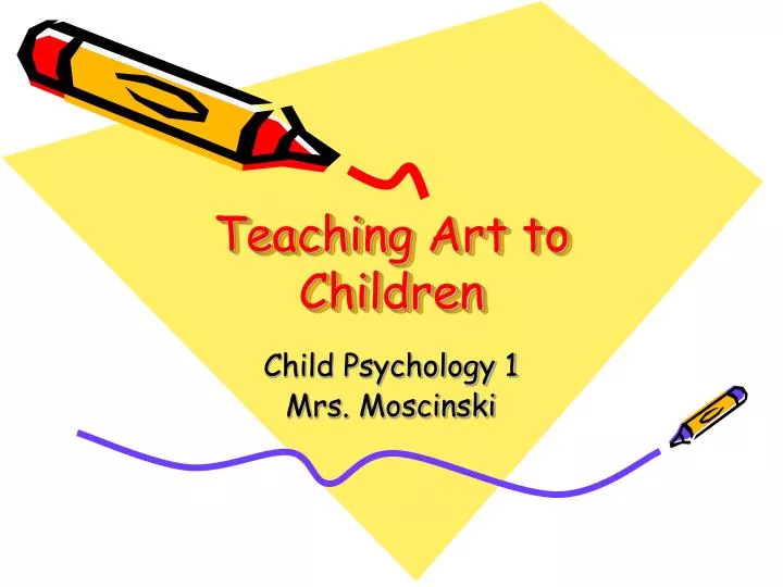 teaching art to children