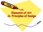 Elements of Art -&amp;- Principles of Design