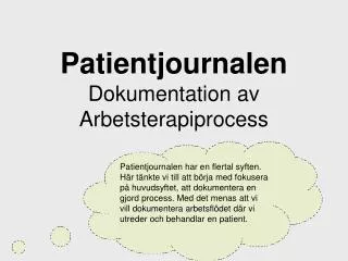 patientjournalen