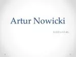 Artur Nowicki - slide 1