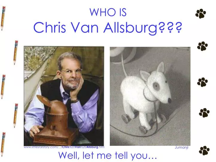who is chris van allsburg