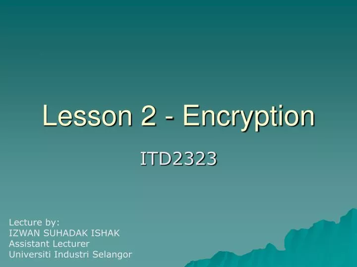 lesson 2 encryption