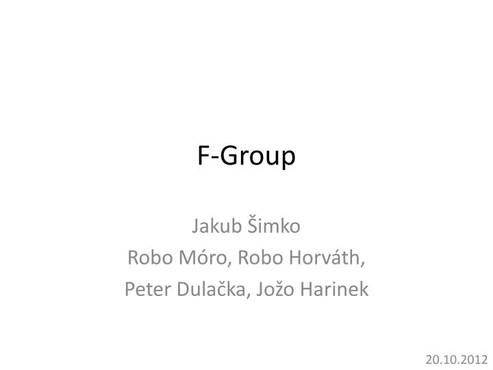 f group