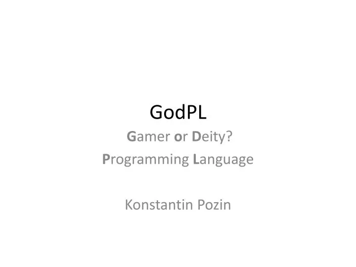 godpl