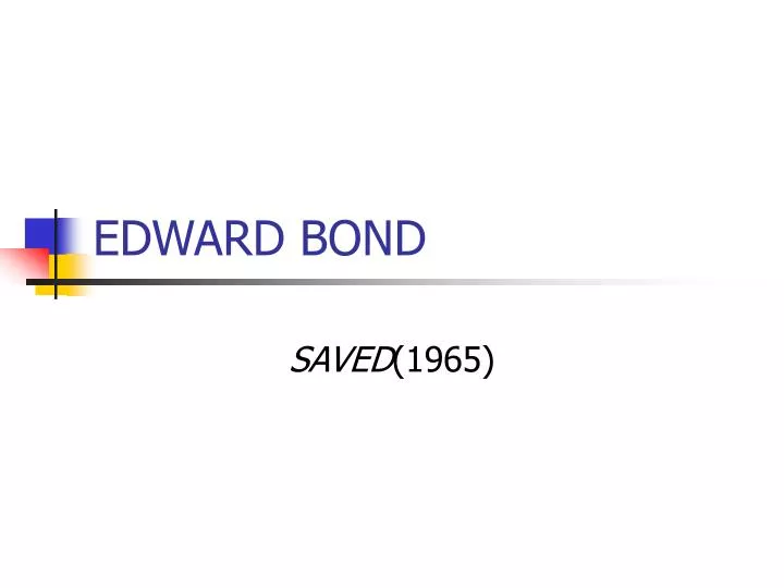 edward bond