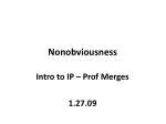 Exploring Nonobviousness in Patent Law: Key Standards and Factors - slide 1