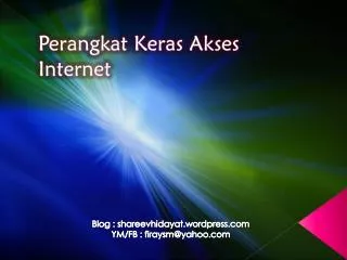 perangkat keras akses internet