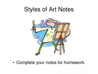 Styles of Art Notes
