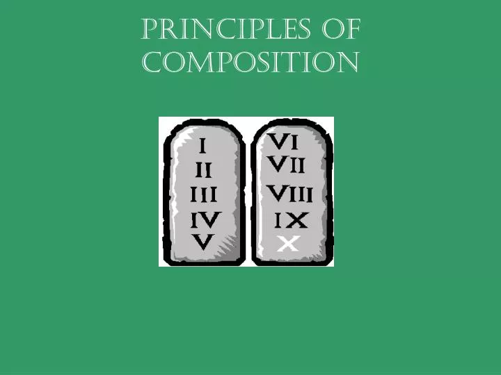 principles of composition