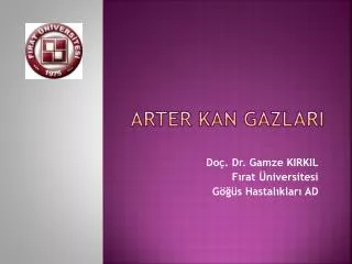 arter kan gazlari