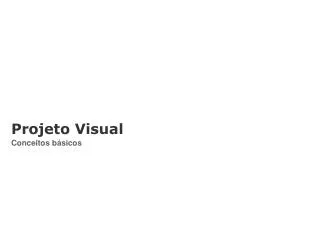 projeto visual