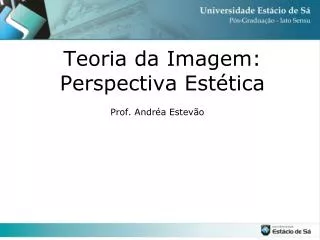 teoria da imagem perspectiva est tica