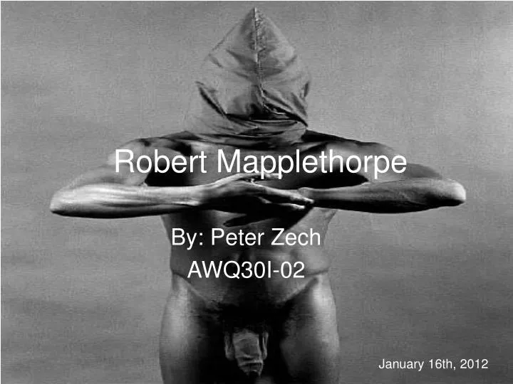 robert mapplethorpe
