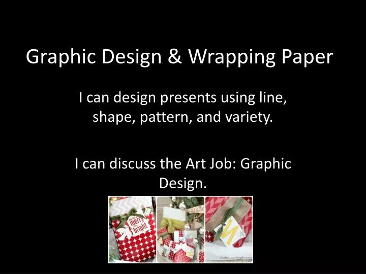 graphic design wrapping paper