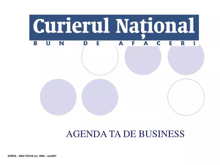 agenda ta de business