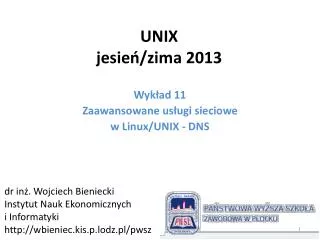 unix jesie zima 2013