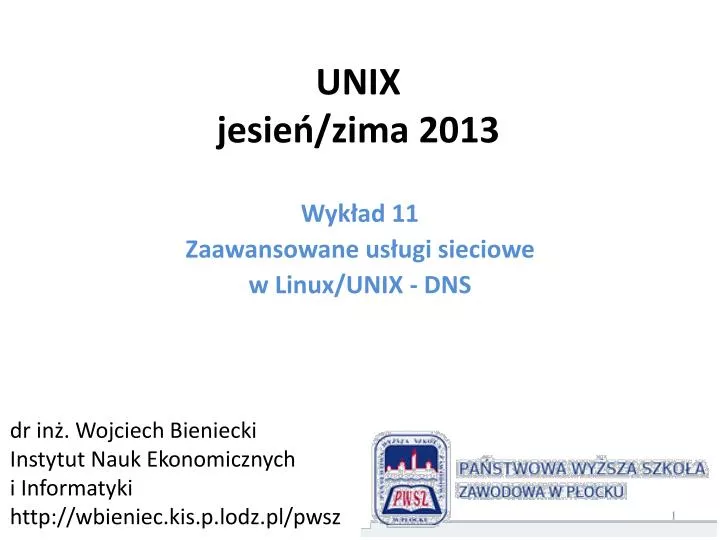 unix jesie zima 2013