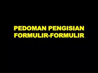 pe doman pengisian formulir formulir