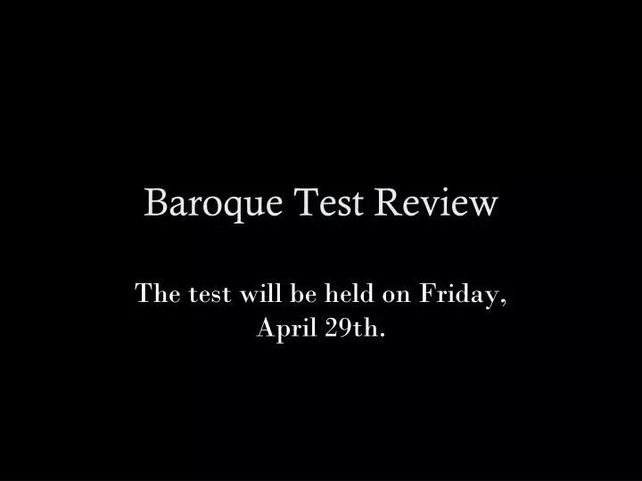 baroque test review