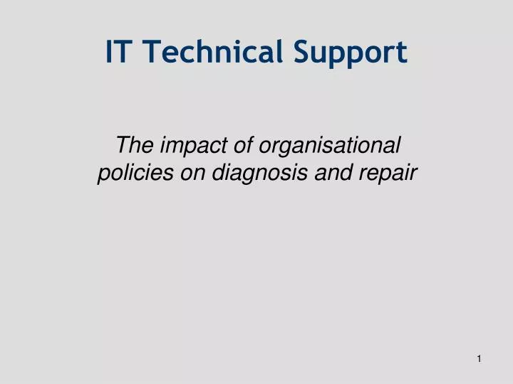 it technical support